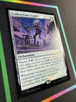 ENDLESS FOOT ASSAULT SURGE FOIL - Rare - TMC TMNT Commander MTG #0008 - Image 3