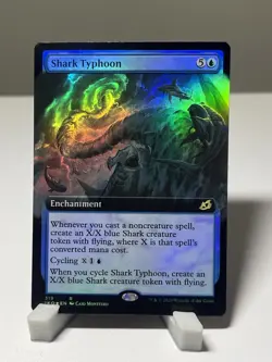 MTG Magic Shark Typhoon (Extended Art) Ikoria: Lair of Behemoths 319 LP-see Pics - Image 1