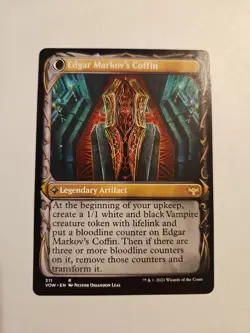 Edgar, Charmed Groom Edgar Markov’s Coffin – Innistrad Crimson Vow – NM – MTG - Image 2
