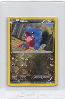 Gible 86/124 - Dragons Exalted - COMMON -Reverse Holo - POKEMON CARD - NM - Image 1
