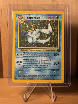 Pokemon - Vaporeon 12/64 Jungle Holo - Image 2