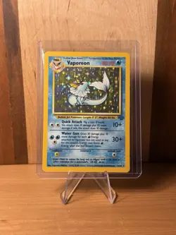Pokemon - Vaporeon 12/64 Jungle Holo - Image 4