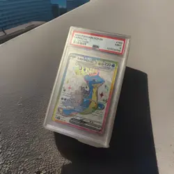 2024 Lapras EX Ultra Rare #158 PSA 9 Mint Pokemon Card SCR English Tera - Image 2