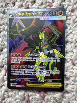 Mega Zygarde ex 104/088 — Ultra Rare Holo — Near Mint — Pokemon TCG — English - Image 1