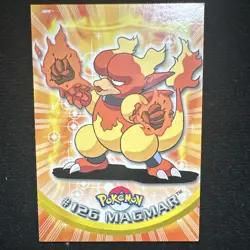 Topps Pokemon TCG Magmar #126 Pokemon Topps Series 1 1st Ed Holo Rare English - Image 1