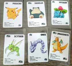 1998 KFC Pokemon Mini Cards Set Lot vintage - Image 1