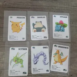 1998 KFC Pokemon Mini Cards Set Lot vintage - Image 5