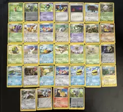 32 Card Lot Pokemon E-Reader Lot (LP-DMG Condition) - Image 1