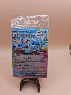 2025 Glaceon EX Prismatic Evolutions Stamped Promo Card #26 Surprise Box Sealed - Image 1