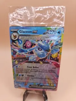 2025 Glaceon EX Prismatic Evolutions Stamped Promo Card #26 Surprise Box Sealed - Image 2