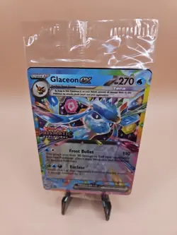 2025 Glaceon EX Prismatic Evolutions Stamped Promo Card #26 Surprise Box Sealed - Image 3