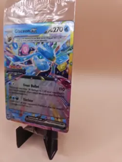 2025 Glaceon EX Prismatic Evolutions Stamped Promo Card #26 Surprise Box Sealed - Image 4