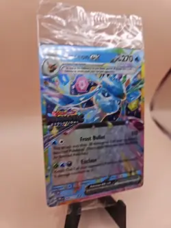 2025 Glaceon EX Prismatic Evolutions Stamped Promo Card #26 Surprise Box Sealed - Image 5