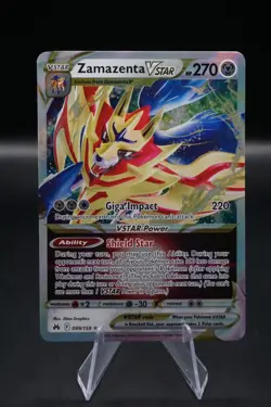 Zamazenta VSTAR 099/159 Crown Zenith- Pokemon NM - Image 1