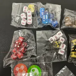 Pokemon TCG Playing Dice Lot Multiple Sets ETB Dice & Damage Counters Sealed - Image 2
