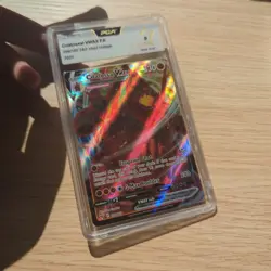 PCA 9 MINT Coalossal VMAX 099/185 Vivid Voltage FULL ART Pokemon Card PSA - Image 2