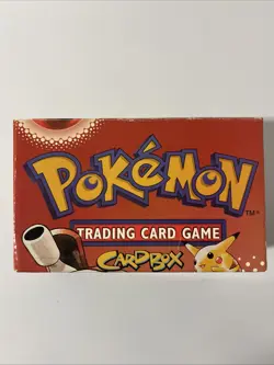 Pokemon TCG Wizards Of The Coast 1999 Original Vintage Storage Box Only NO CARDS - Image 2