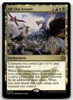 All-Out Assault #167 (NM) Tarkir Dragonstorm TDM Magic MTG - Image 1