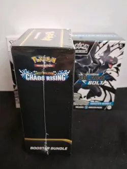 Pokemon Custom Booster Bundle Lot Chaos Rising White Flare Black Bolt 3x Sealed - Image 4