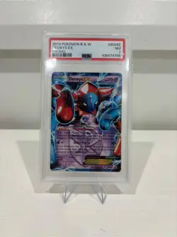 Deoxys Black Star Promo BW82 Holo 2013 Black & White EX PSA 7 - Low POP 55 - Image 1
