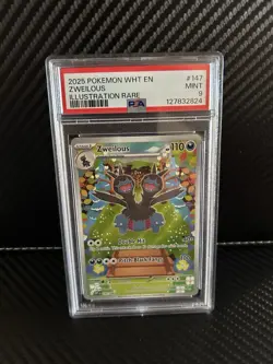 Zweilous 147/086 Illustration Black Bolt White Flare PSA 9 - Image 1