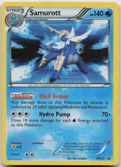 Samurott - Holo Promo Black and White Promos BW22 MP - Image 1