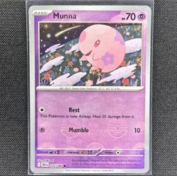 Munna - 035/086 - Pokeball Holo - Black Bolt - Pokemon Card - NM/M - Image 1