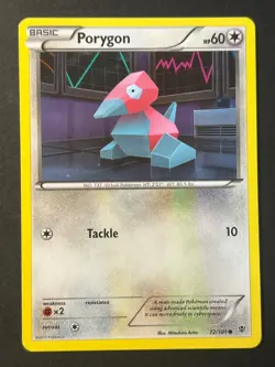 Porygon 72/101 Black & White Plasma Blast - Pokemon Card - Near Mint - Image 1