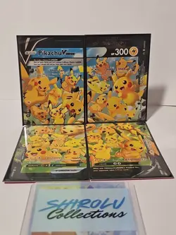 Pikachu V Union SWSH139 SWSH140 SWSH 141 SWSH142 - NM - Pokemon Card - Image 1