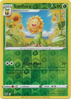 Sunflora 6/195 Reverse Holo | Silver Tempest | Pokemon Card - Image 1