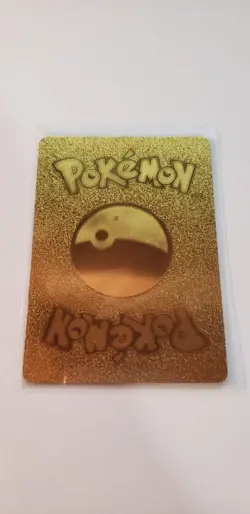 2017 POKEMON TGC RAICHU FAN ART GOLD FOIL TRADING CARD 083/110 - Image 2