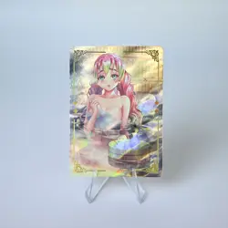 3×Demon Slayer Nezuko Hot Spring Doujin Card Goddess Stroy Waifu ACG Holo - Image 5