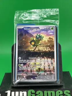 4X Teal Mask Ogerpon 123 Sv: Scarlet & Violet Promo Cards Holo Sealed NM - Image 2
