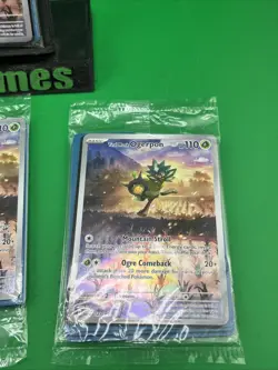 4X Teal Mask Ogerpon 123 Sv: Scarlet & Violet Promo Cards Holo Sealed NM - Image 5