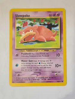 💚 LP Slowpoke 73/111 Neo Genesis Pokemon Card - Image 1
