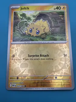 SV: White Flare Joltik #033/086 Reverse Holo Pokemon Card NM - Image 1