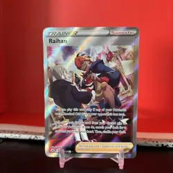 Raihan GG65/GG70 Crown Zenith Galarian Gallery NM Full Art Pokemon Card - Image 1