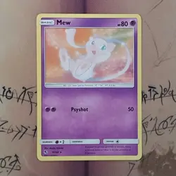 Mew 32/68 Hidden Fates Regular NM Pokemon Card English - Image 1