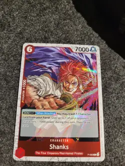 One Piece Card Game - Shanks P-083 P Promo Holo Foil (PRB02) - English - Image 1