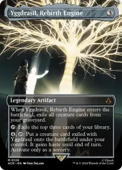 Yggdrasil, Rebirth Engine (Borderless) -Foil Near Mint MTG - Image 1