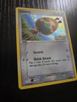 Pokemon Sentret Reverse Holo Card 62/92 EX Legend Maker Stamped NM - Image 2