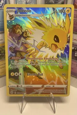 Vaporeon, Jolteon and Flareon Brilliant Stars Trainer Gallery Pokemon Card NM - Image 4