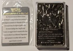 Pokemon Jigglypuff Trading Card Bar 23K Gold Plated 1999 Burger King Nintendo - Image 2