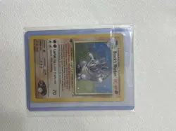 Pokemon Card Brock’s Rhydon 2/132 Holo Rare 1st Edition Gym Heroes - (LP) SWIRL! - Image 1