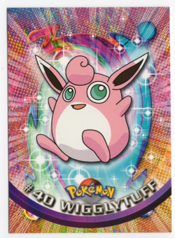 Wigglytuff #40 Topps TV Animation Edition Pokemon Card - Image 1