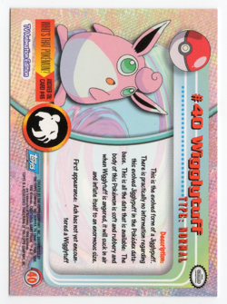 Wigglytuff #40 Topps TV Animation Edition Pokemon Card - Image 2