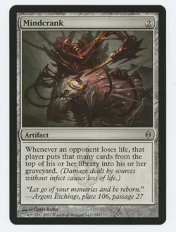 1x Mindcrank #144 - New Phyrexia - MTG Magic the Gathering - NM - Image 1