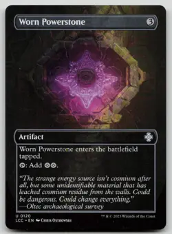 Worn Powerstone (Borderless) U Commander: The Lost Caverns of Ixalan 120 NM - Image 1