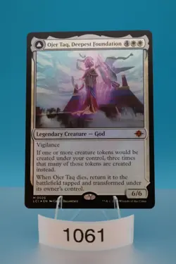 MTG Ojer Taq, Deepest Foundation The Lost Caverns of Ixalan Foil #26 - Image 1