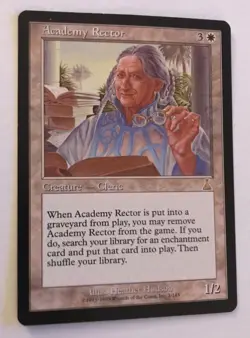 ACADEMY RECTOR Urza's Destiny Magic the Gathering MTG NM **Actual Pictures** - Image 1